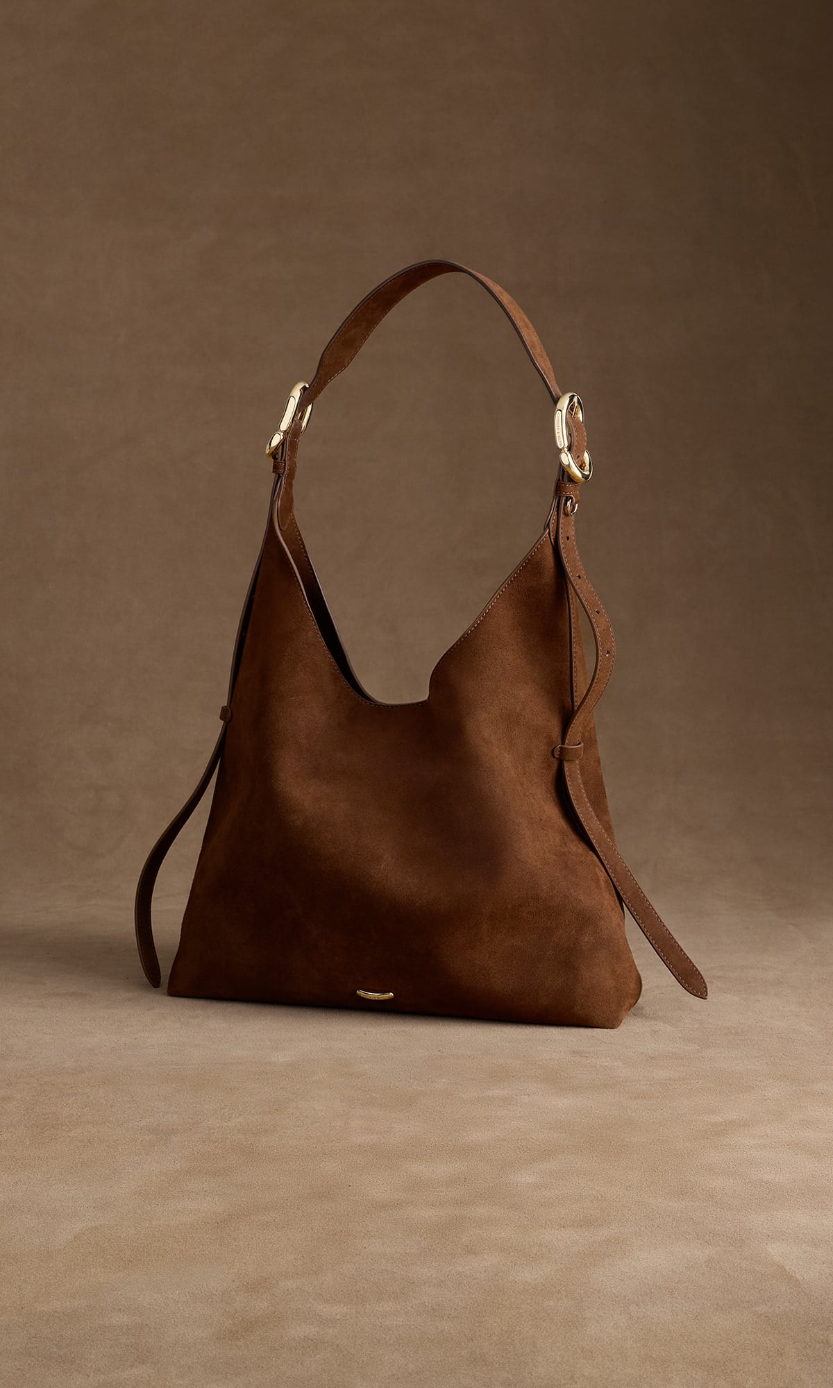 Pecan Brown Aislin Hobo Bag - CHARLES & KEITH