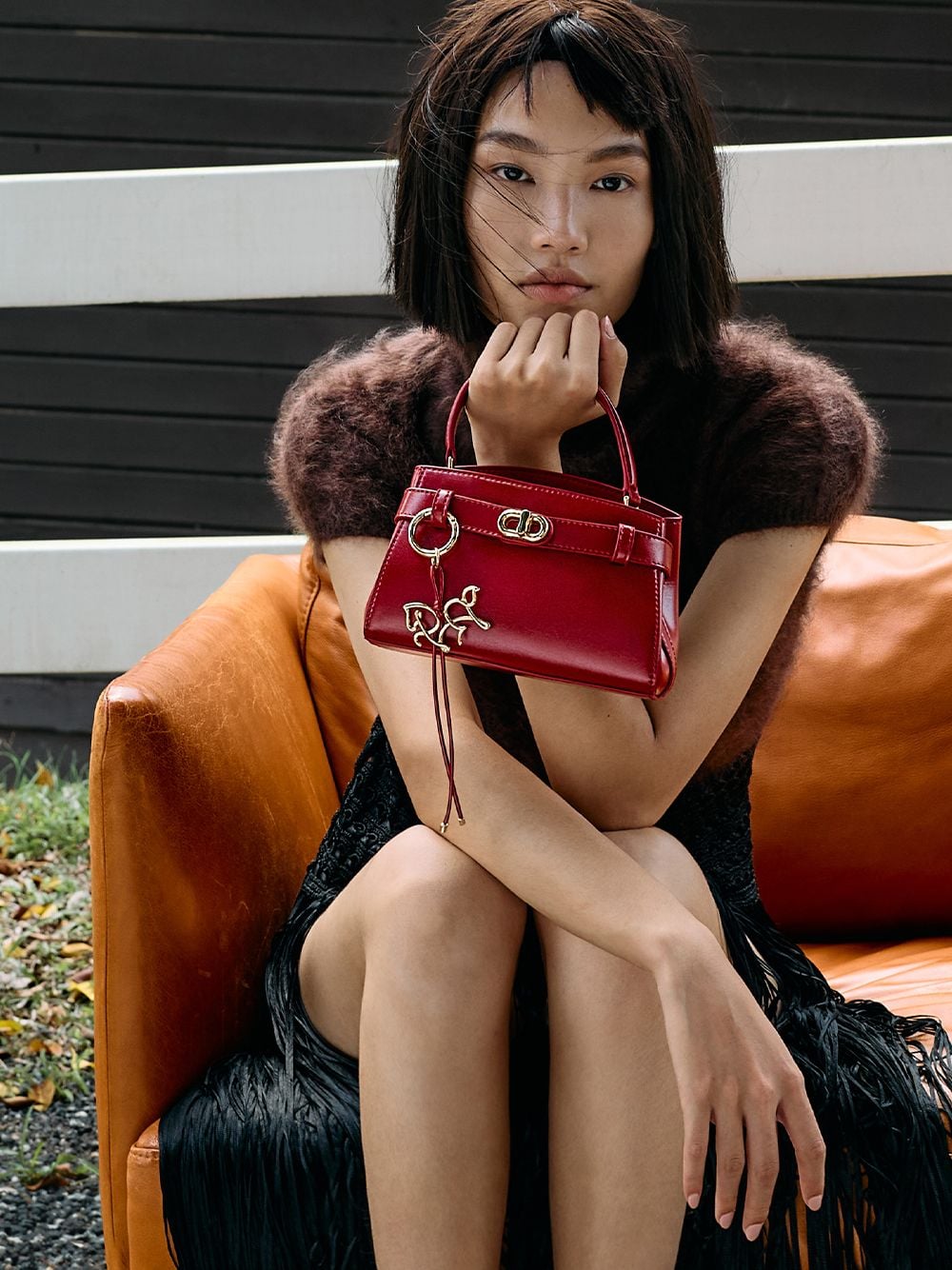 新品Charles＆Keith オブリエル レッド Spring 2026 | Lunar New Year Collection - CHARLES & KEITH US