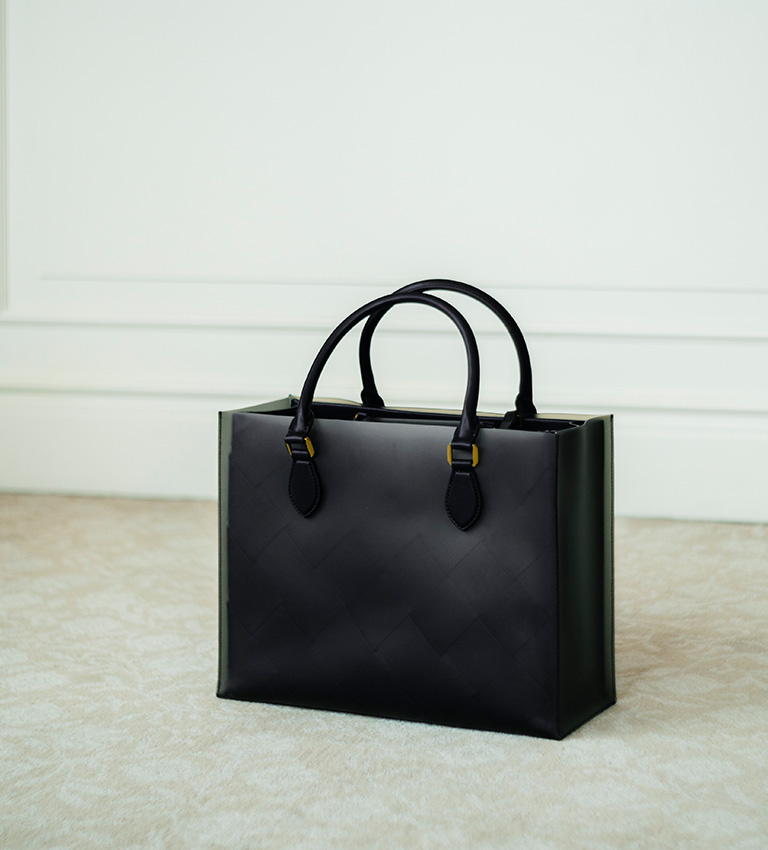 top handle tote