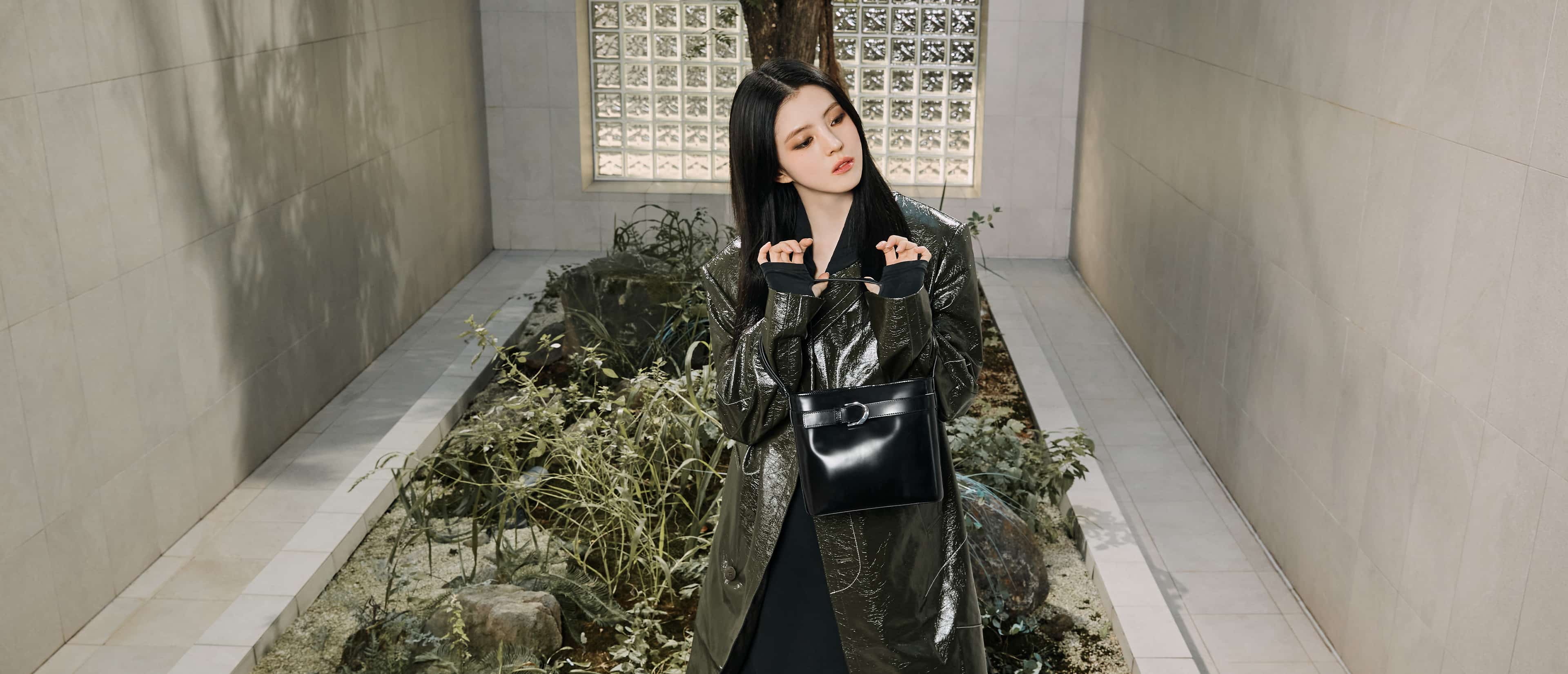 ◆Charles&Keith◆ SL210681164 Han So-hee Gavin Leather Belt Han So Hee and L'initial | Winter 2024 | CHARLES & KEITH