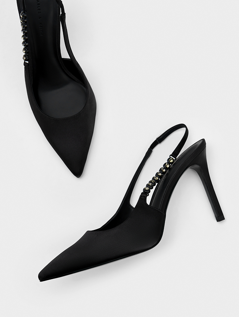 Women’s see-through heeled mules - CHARLES & KEITH