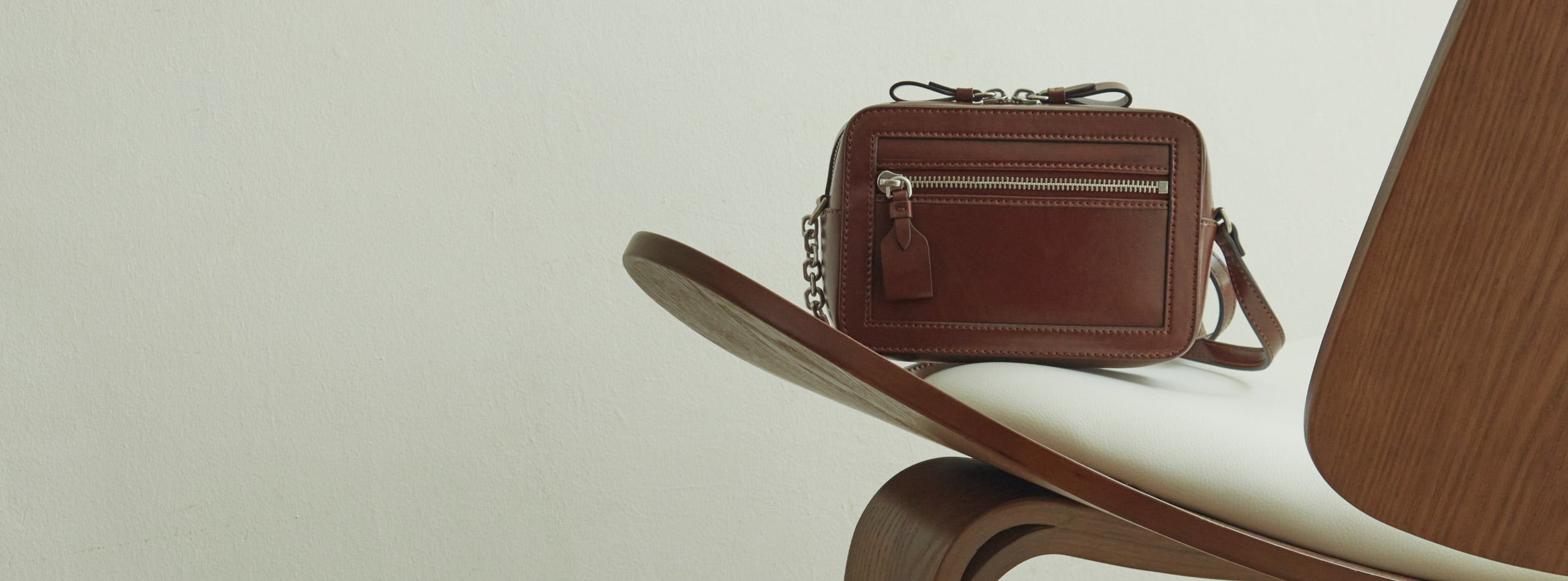 Women’s two-way zip boxy bag in brown – CHARLES & KEITH