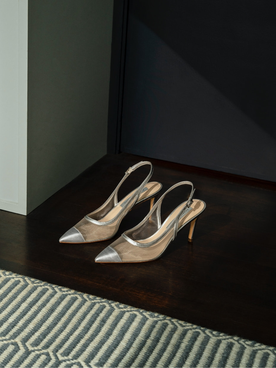 Glitter heels CHARLES & KEITH Black size 39 EU in Glitter - 14639700