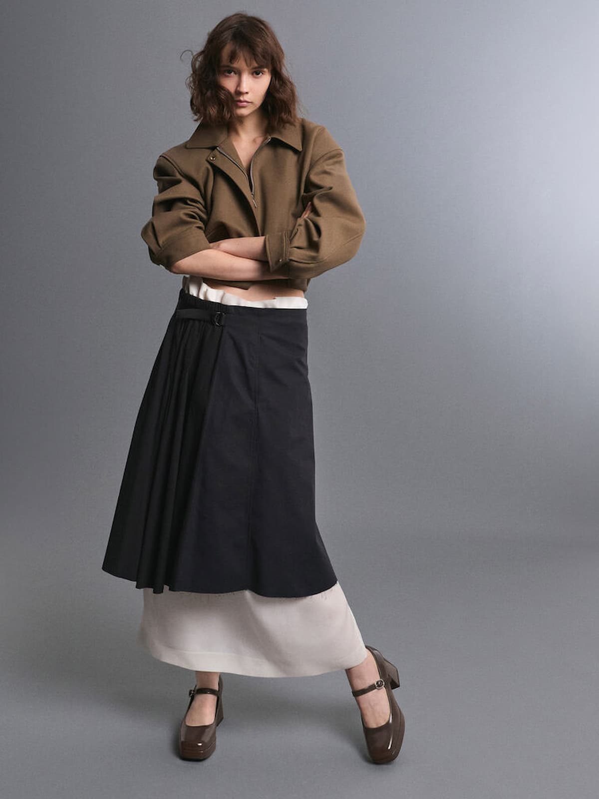 Dark Brown Platform Mary Jane Pumps - CHARLES & KEITH