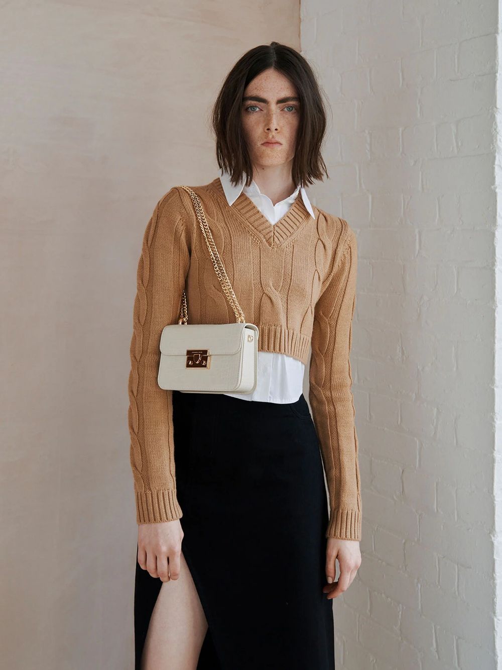 雙帶鋸齒厚底涼鞋 - CHARLES & KEITH