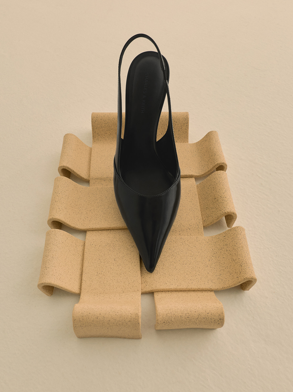 Taylen Slingback Pumps in black - CHARLES & KEITH