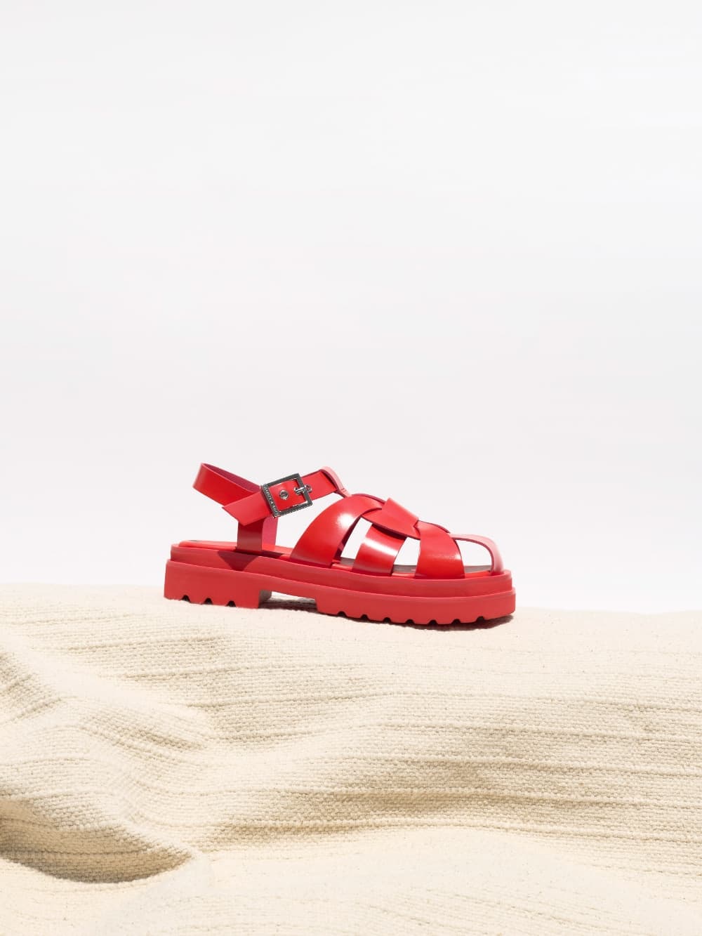 Sandalias gladiador Nell en rojo - CHARLES & KEITH