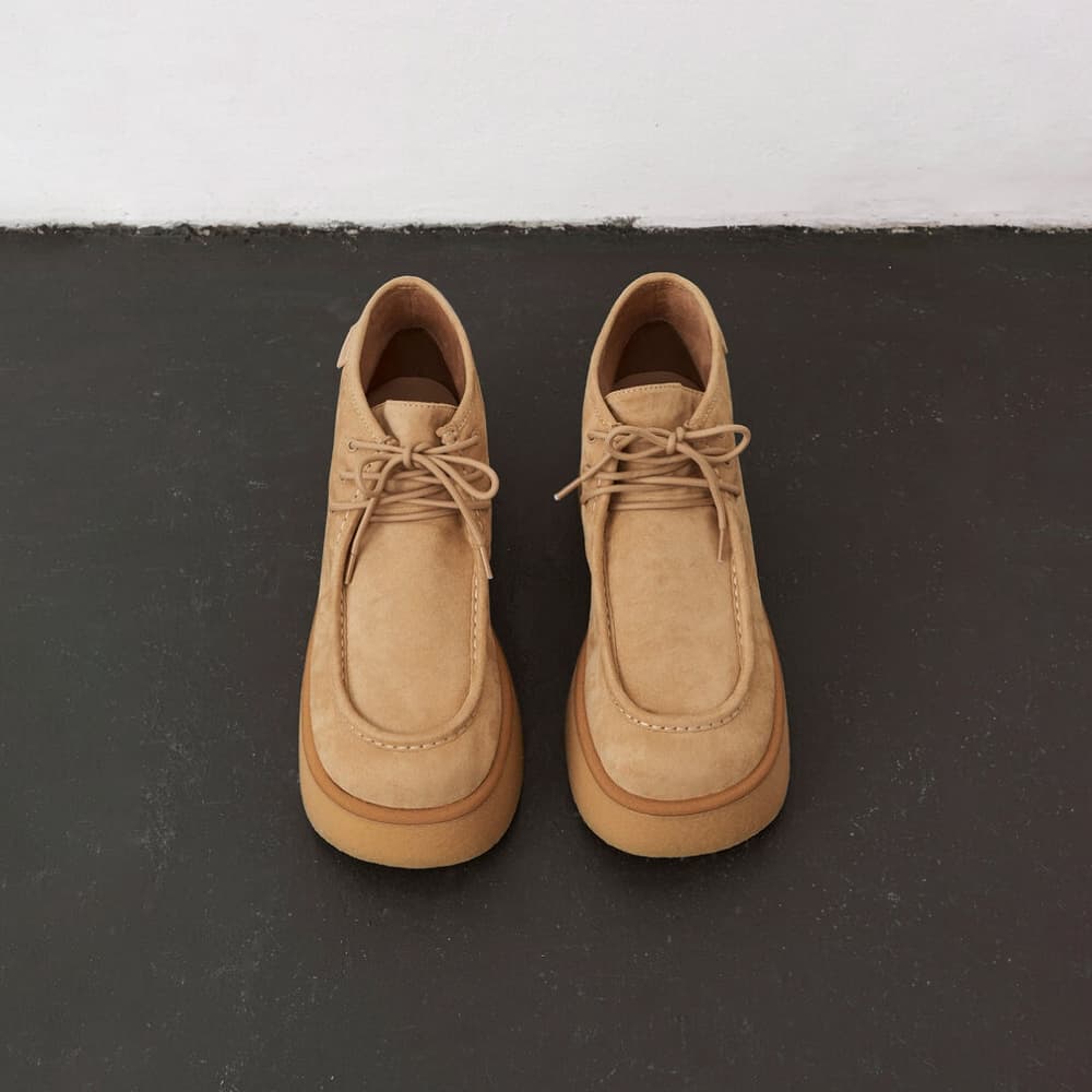 Molly 綁帶厚底踝靴 - CHARLES & KEITH