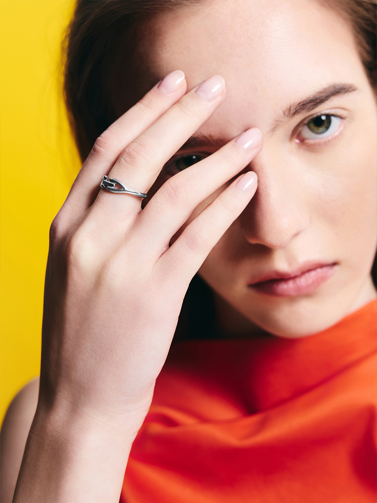 Kris Sculptural Ring - Silver - CHARLES & KEITH