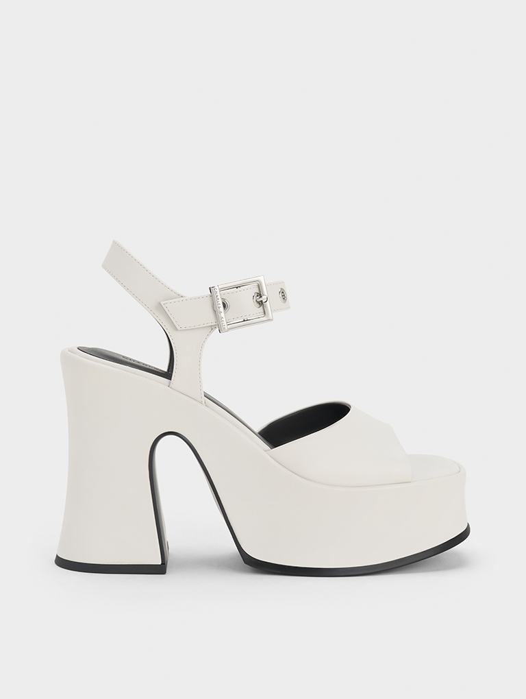 Jocelyn Grommet Ankle-Strap Platform Sandals – CHARLES & KEITH