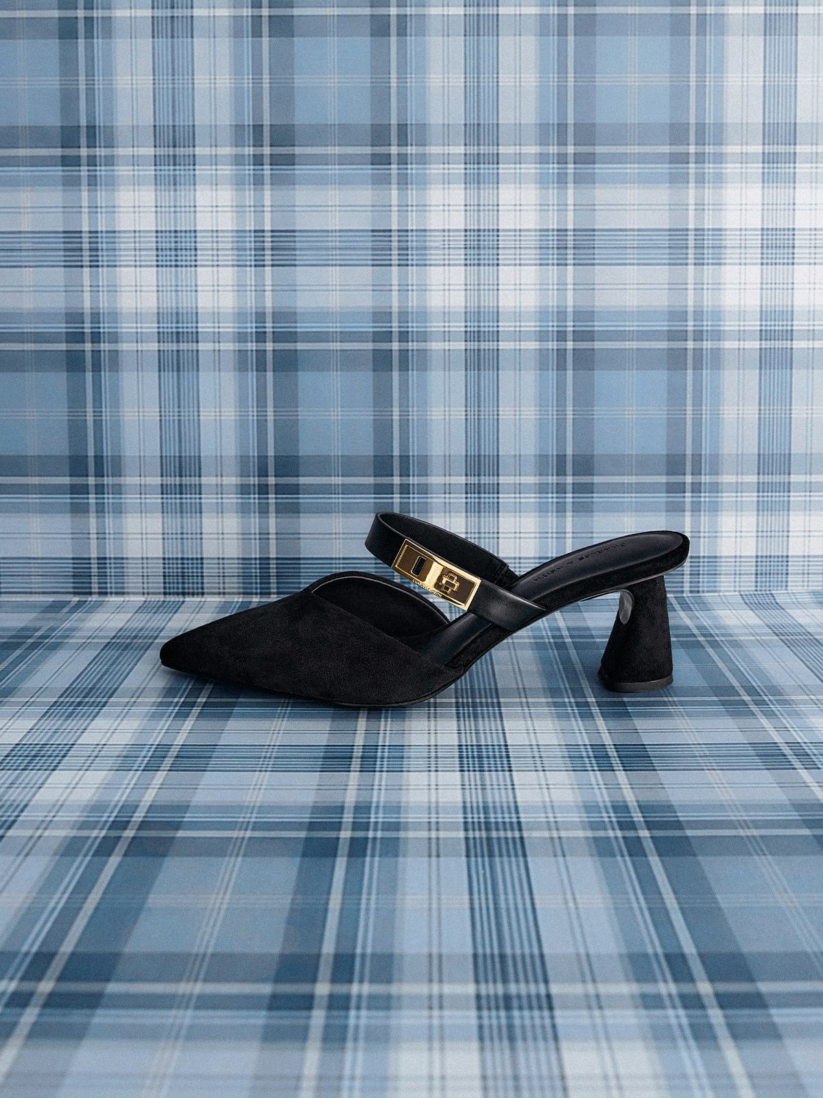 Lando 釦帶穆勒跟鞋- CHARLES & KEITH