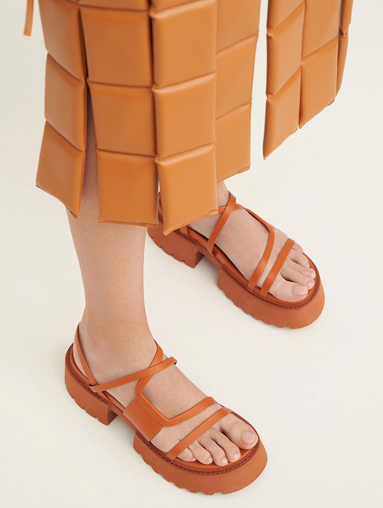 Women’s Nadine strappy platform sandals - CHARLES & KEITH