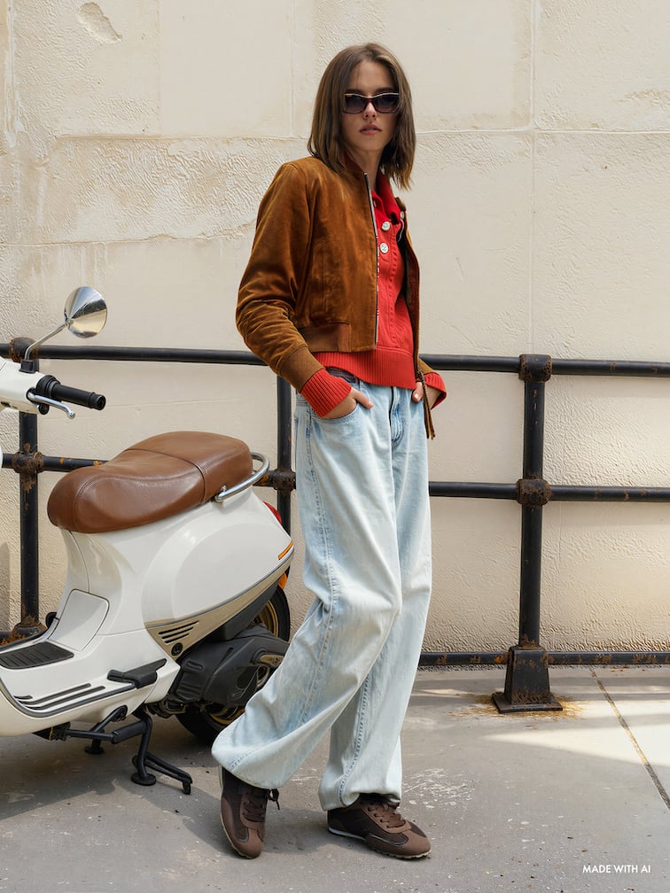 The shoes you choose to wear with wide leg jeans can either keep them looking casual or make them appear more elevated.