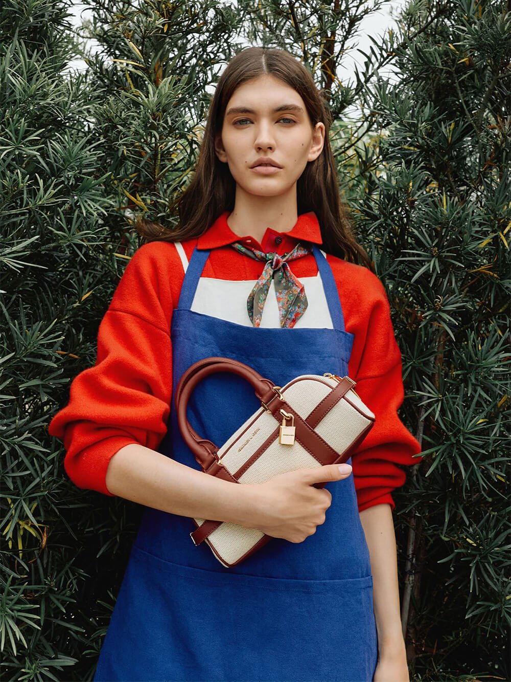 Zapatos de salón destalonados con tira posterior y puntera puntiaguda Cordelia - Blanco tiza - CHARLES & KEITH