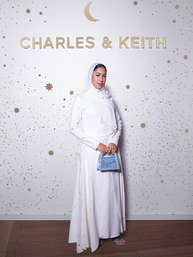 Women’s Este crystal-embellished trapeze bag, as seen on Rafal Habib - CHARLES & KEITH