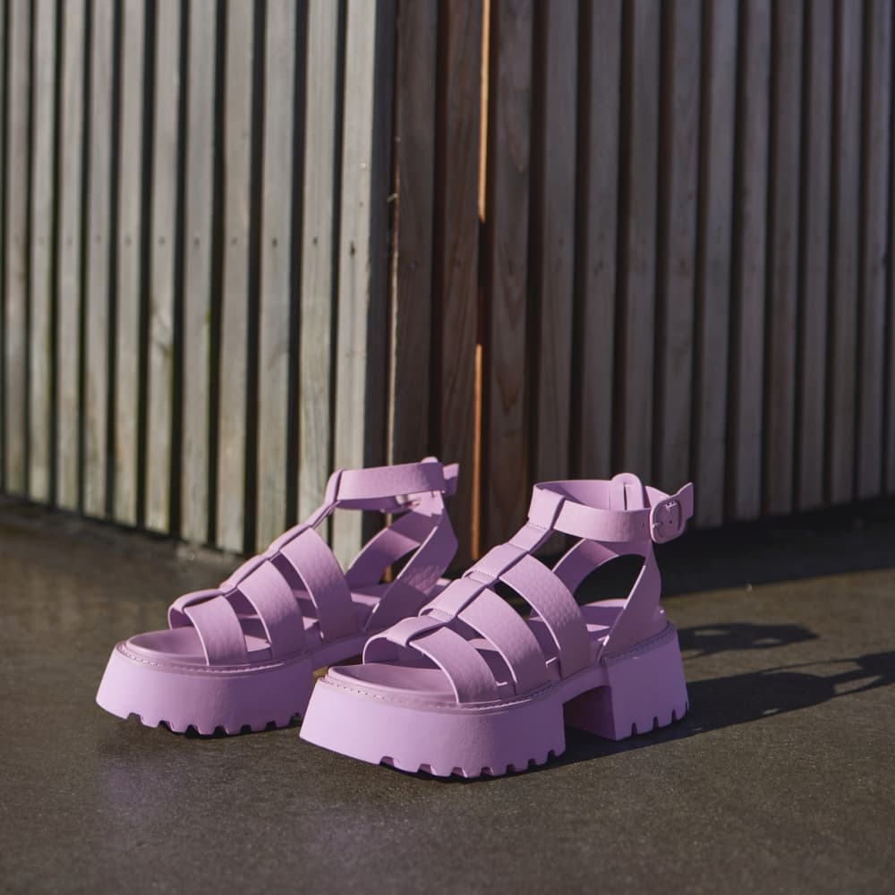Women’s lilac Nadine gladiator platform sandals - CHARLES & KEITH