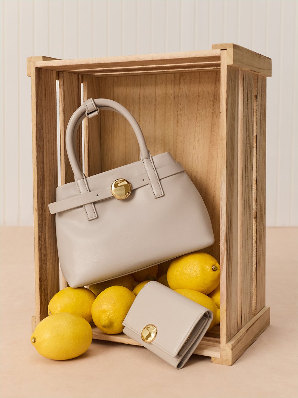 Mini Behn Belted Tote Bag - CHARLES & KEITH