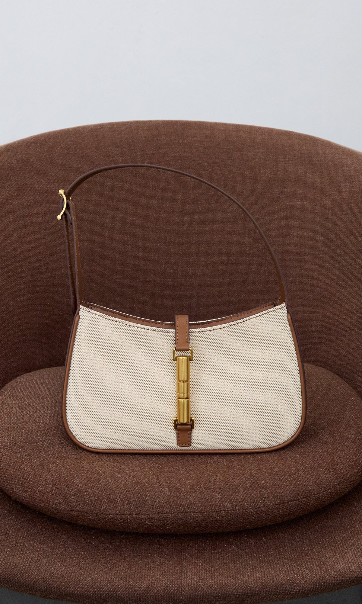 Light Pink Aubrielle Checkered Top Handle Bag - CHARLES & KEITH