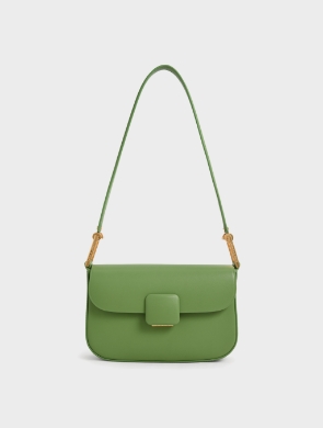 KOA Bag Green Metallic  Women's Top Handle Shoulder Bag – Steve