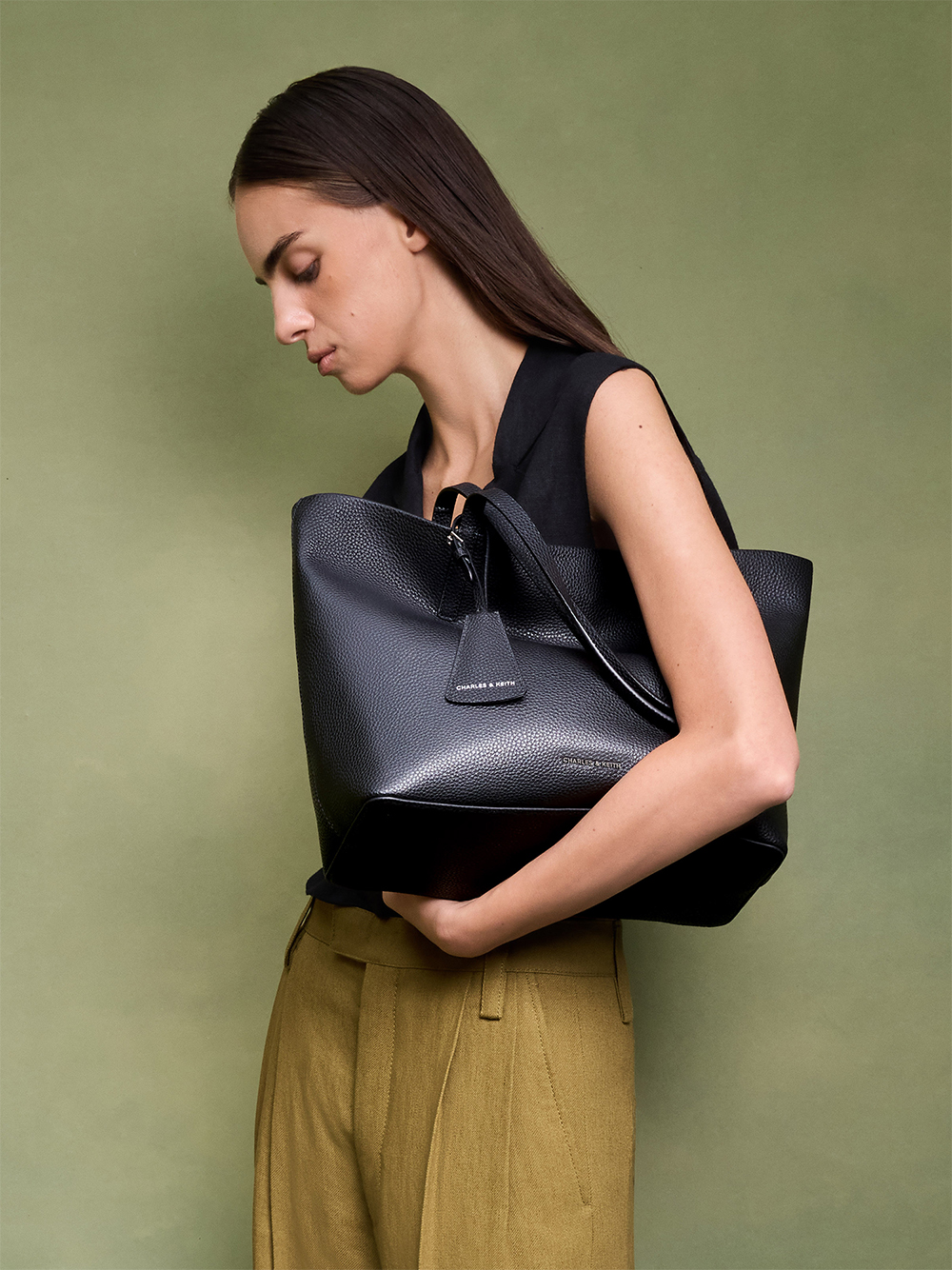 Beryl Tote Bag - Noir - CHARLES & KEITH
