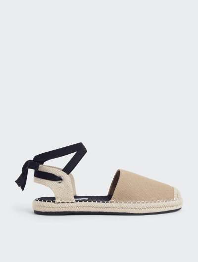 TIE-AROUND ESPADRILLE FLATS