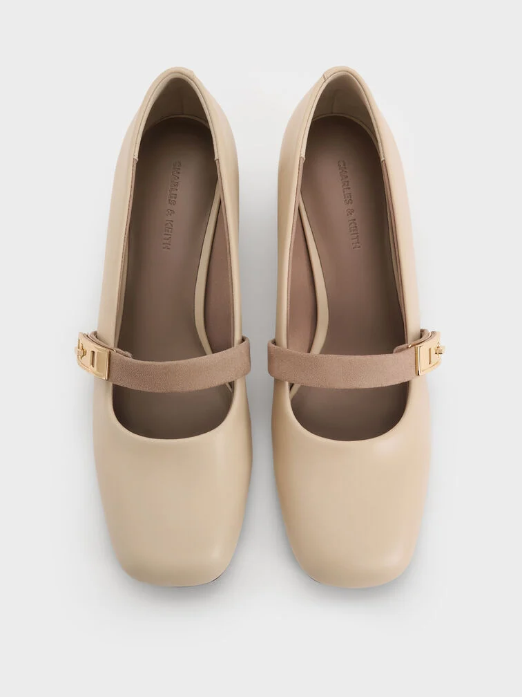 Mary Jane pumps in a neutral tone, a versatile addition to your shoe capsule.