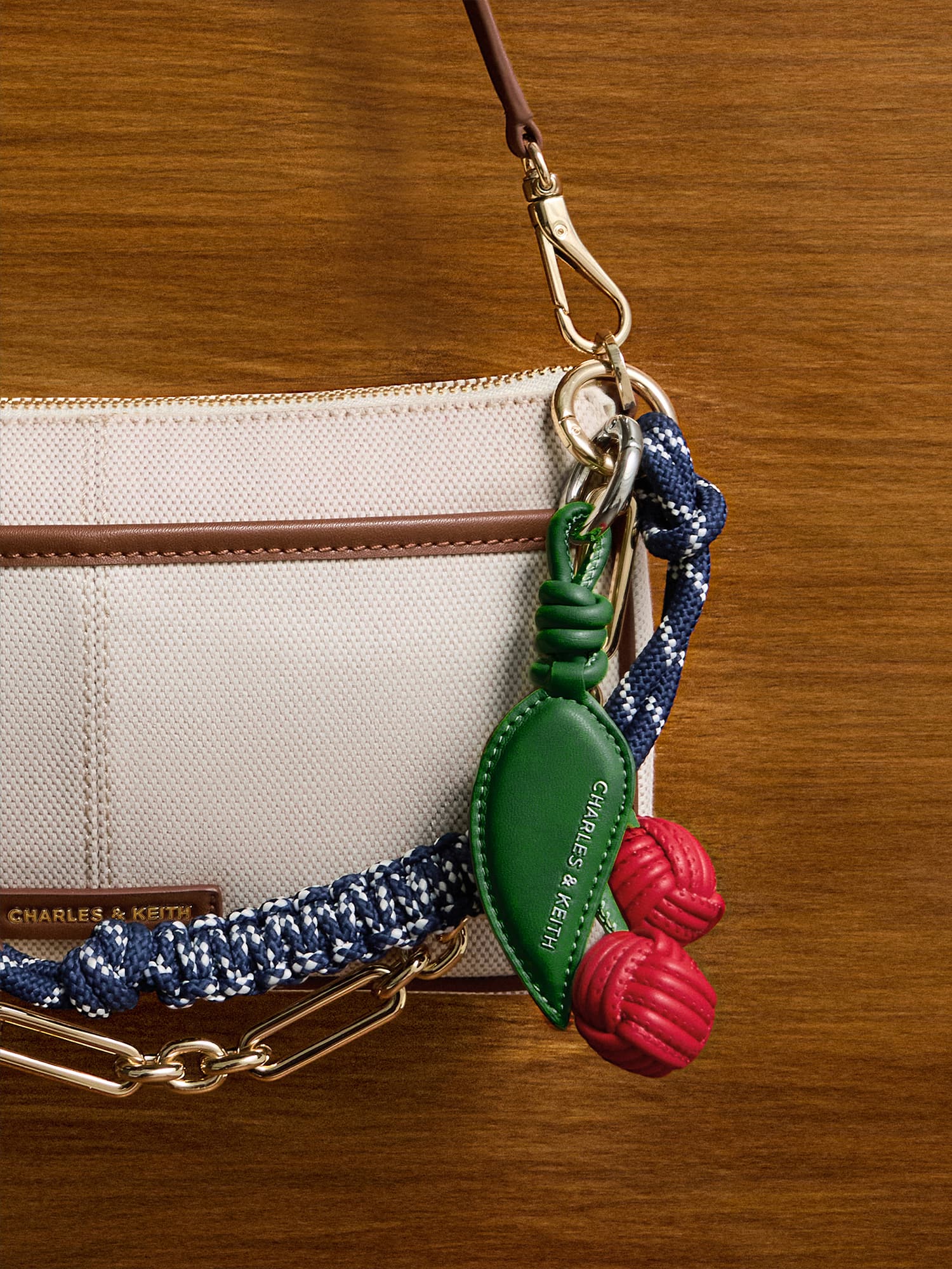 Red Cherry Charm - CHARLES & KEITH