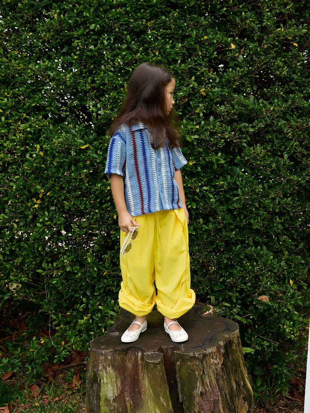 白色縷空花卉瑪莉珍鞋 - CHARLES & KEITH