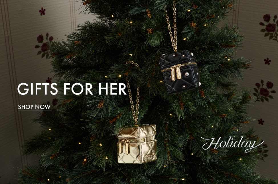 Black Micro Janie Quilted Pearl-Embellished Chain-Handle Boxy Pouch
Champagne Micro Janie Metallic Quilted Chain-Handle Boxy Pouch