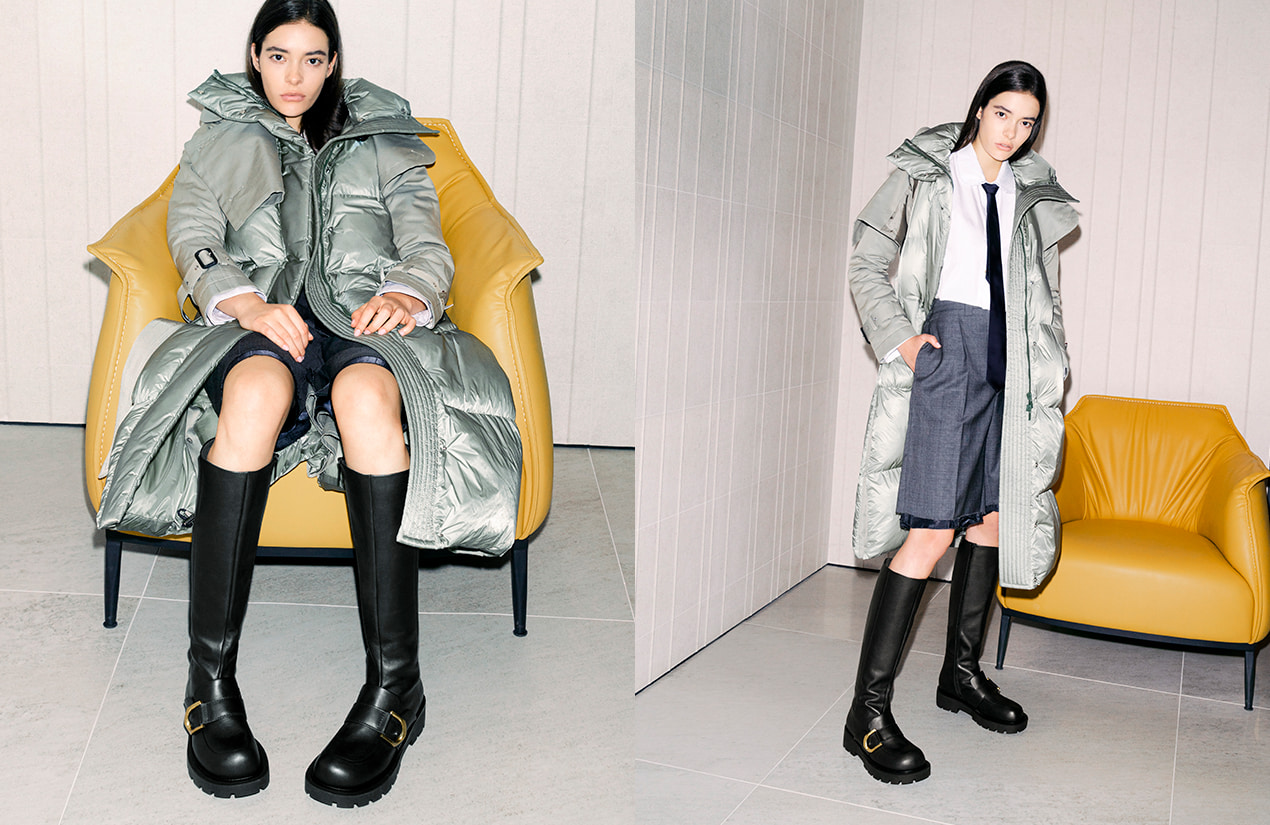 Women’s Gabine loafer knee-high boots (close up) - CHARLES & KEITH
