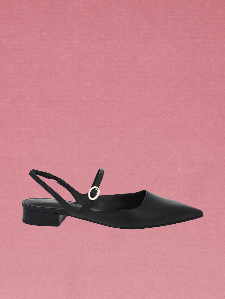 Women’s slingback Mary Jane flats- CHARLES & KEITH