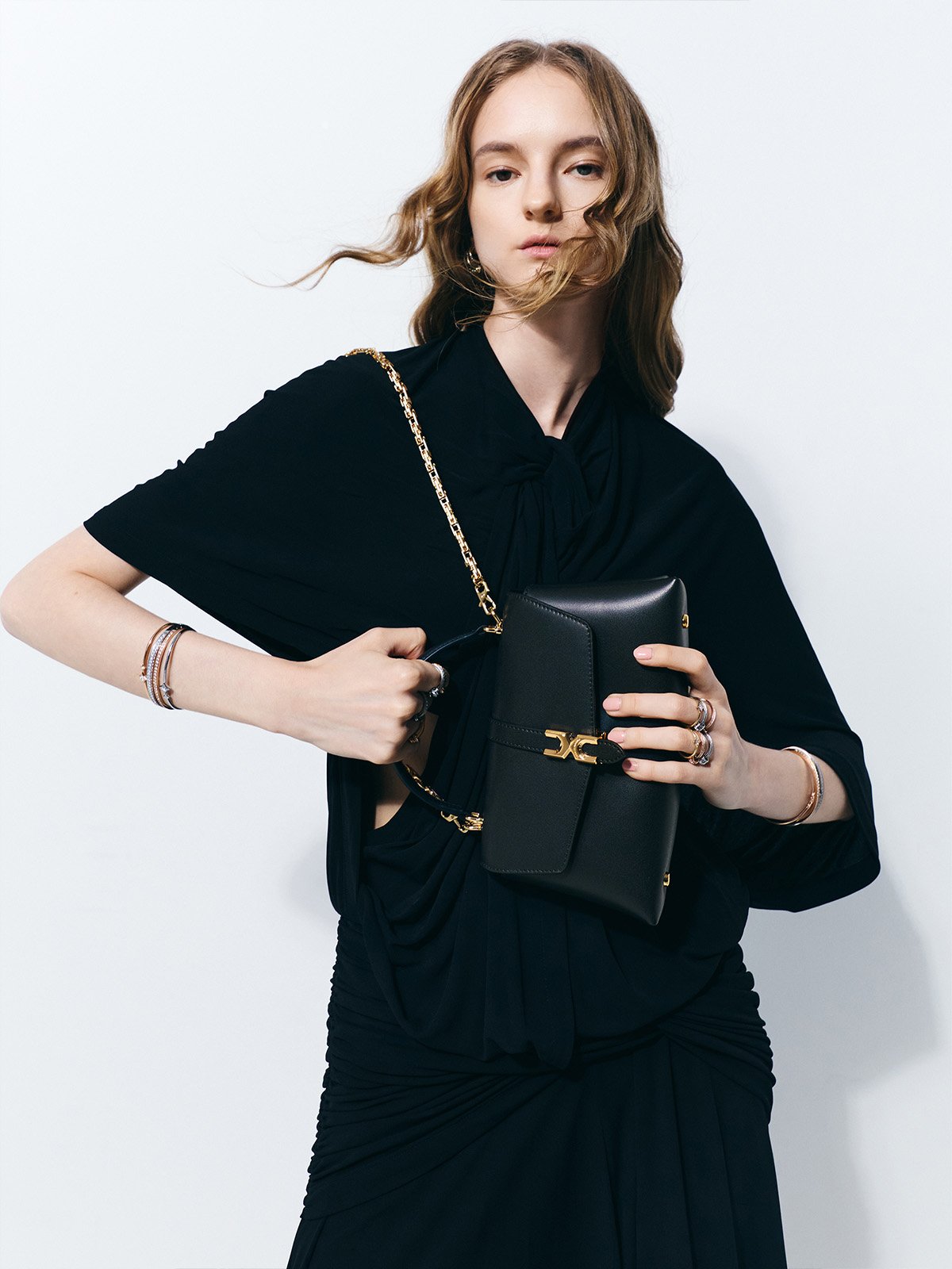 Women's Wineberry Red XL Calla Tote Bag - CHARLES & KEITH