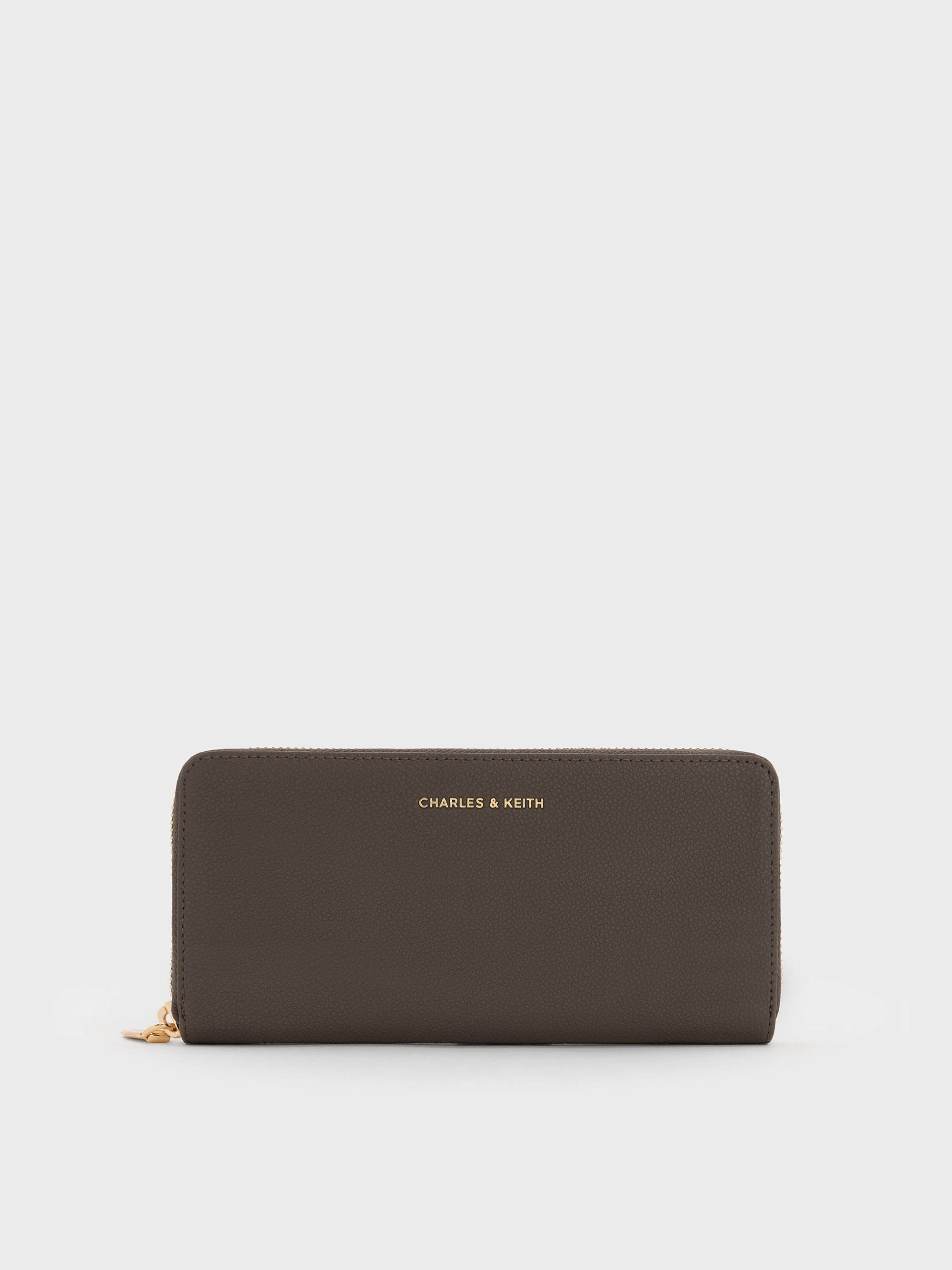 Dulcie Zip-Around Long Wallet - Dark Moss - CHARLES & KEITH SG