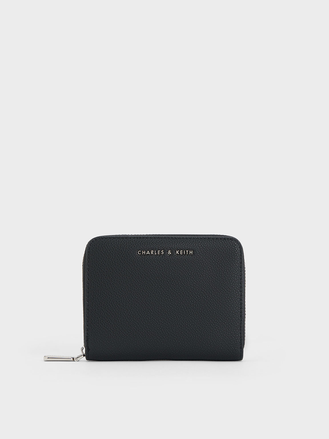 Black Dulcie Zip-Around Square Wallet - CHARLES & KEITH US