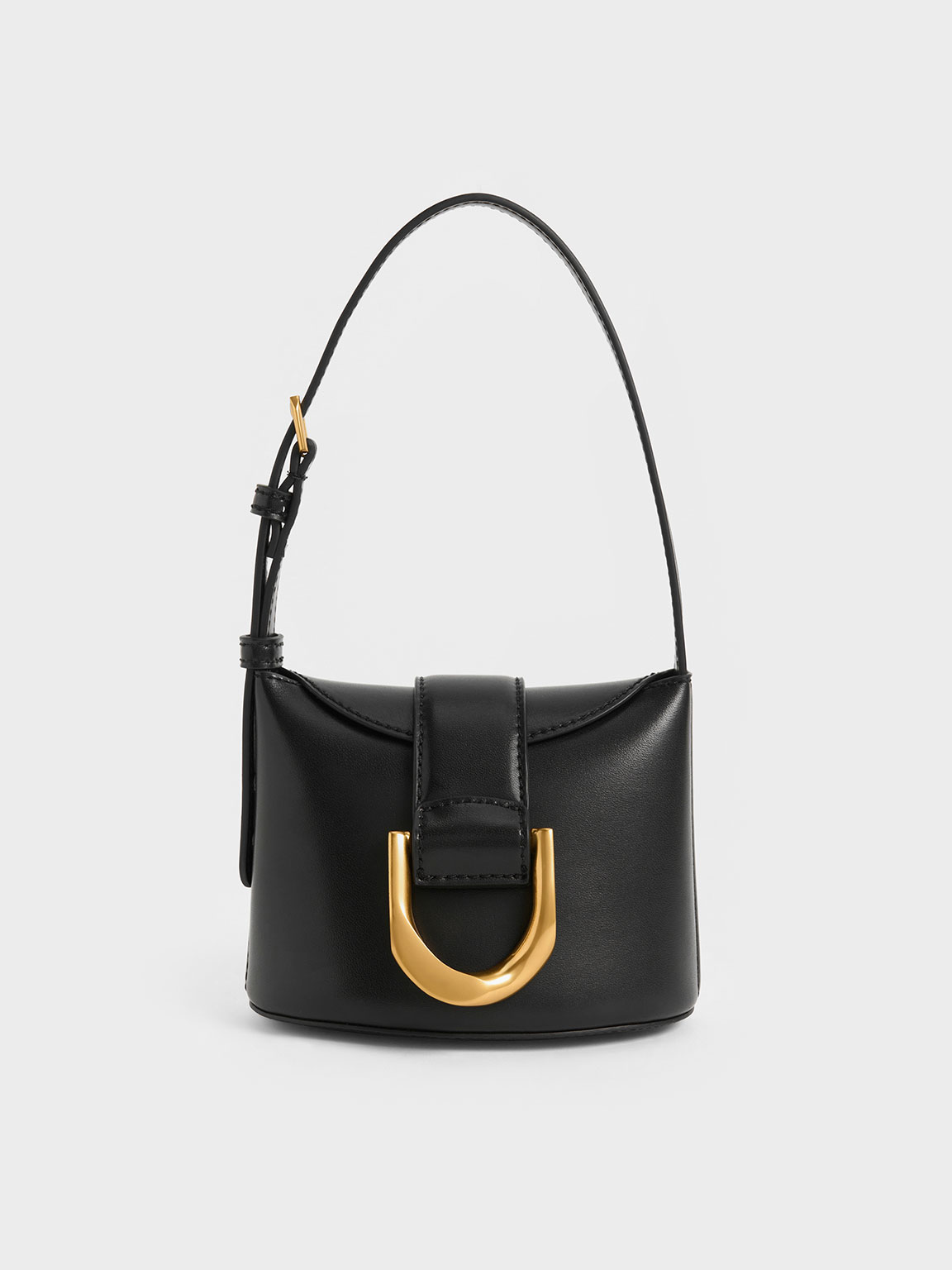Black Martine Sitbon Gabriel Bucket bag, Bag Parts & Accessories