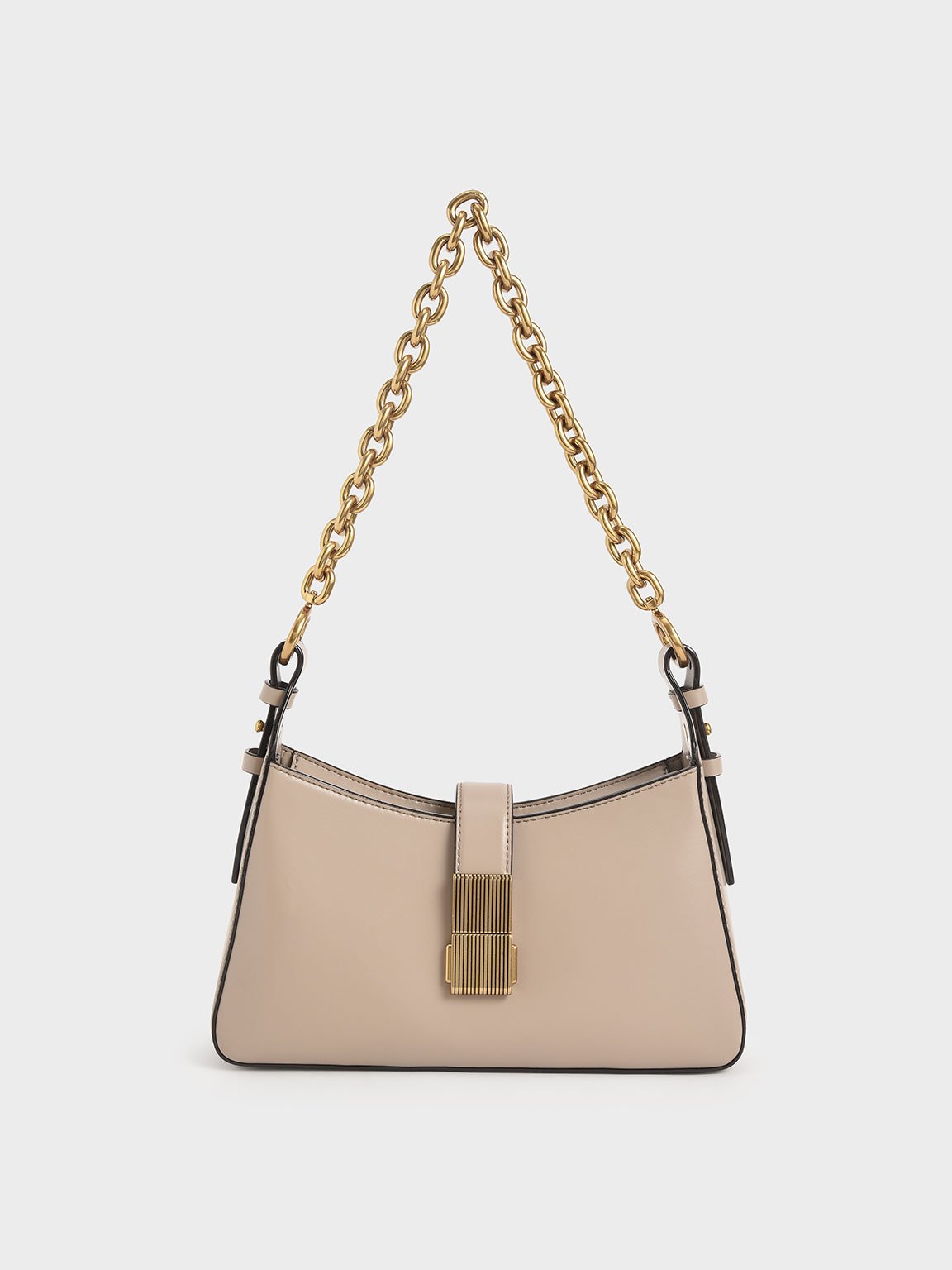 Charles Chain Handle Shoulder Bag Charles Keith Chain Handle