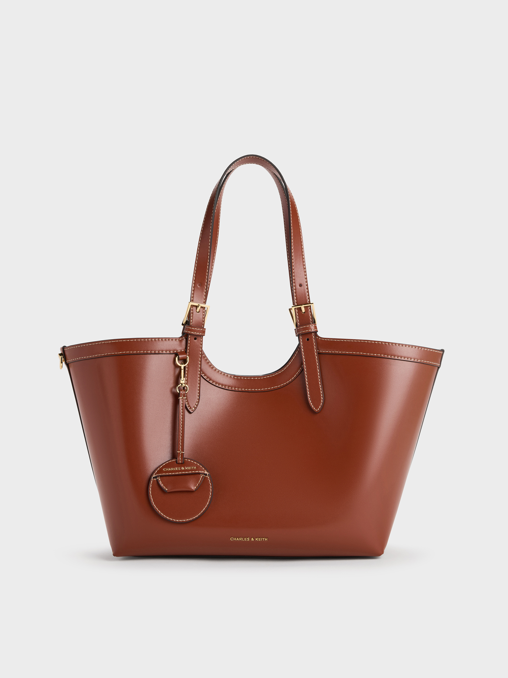 XL Enola Tote Bag - Brick - CHARLES & KEITH US