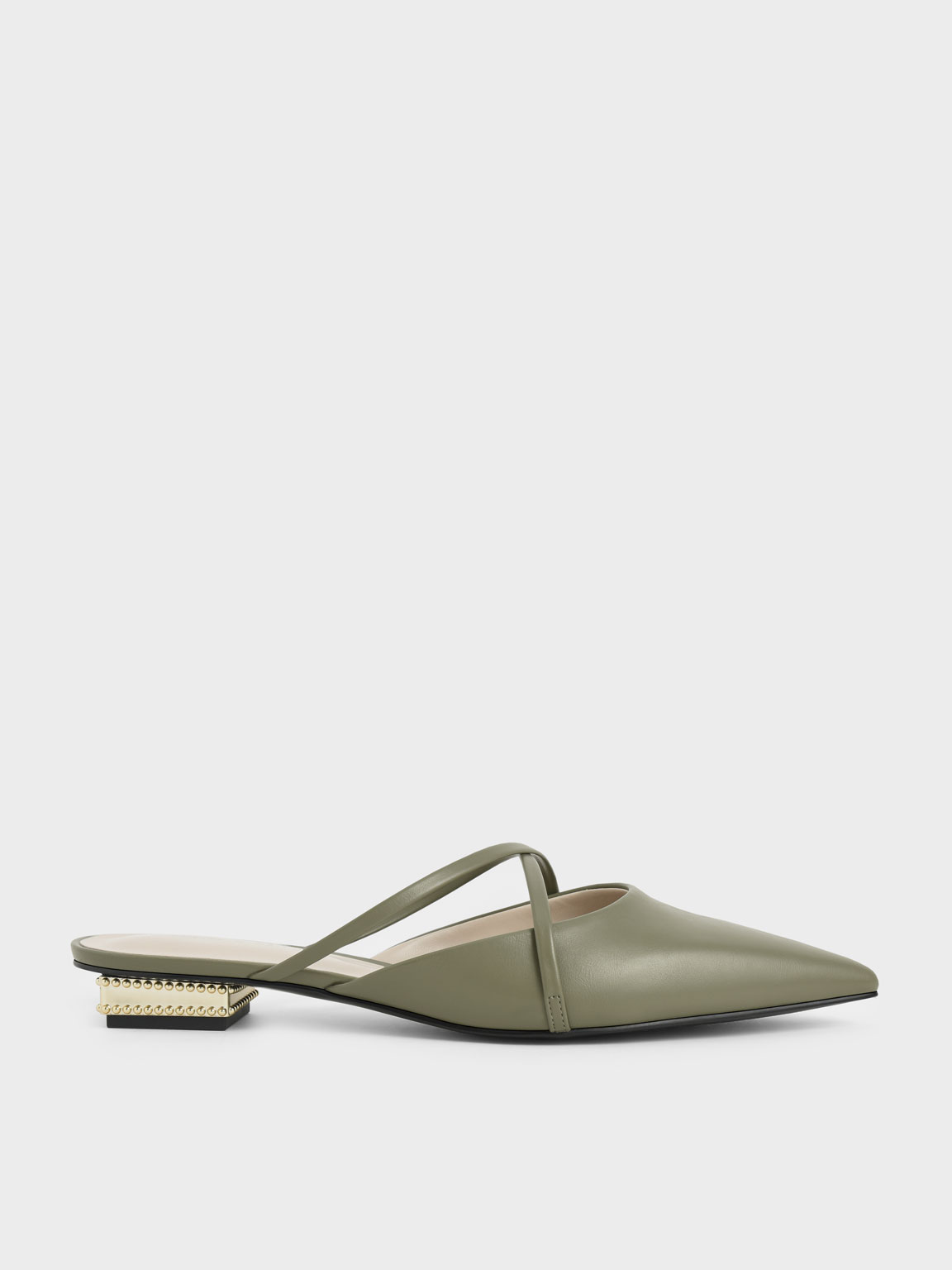 靴 MELT THE LADY fera pointed toe fur mule MELT THE LADY fera pointed toe fur mule
