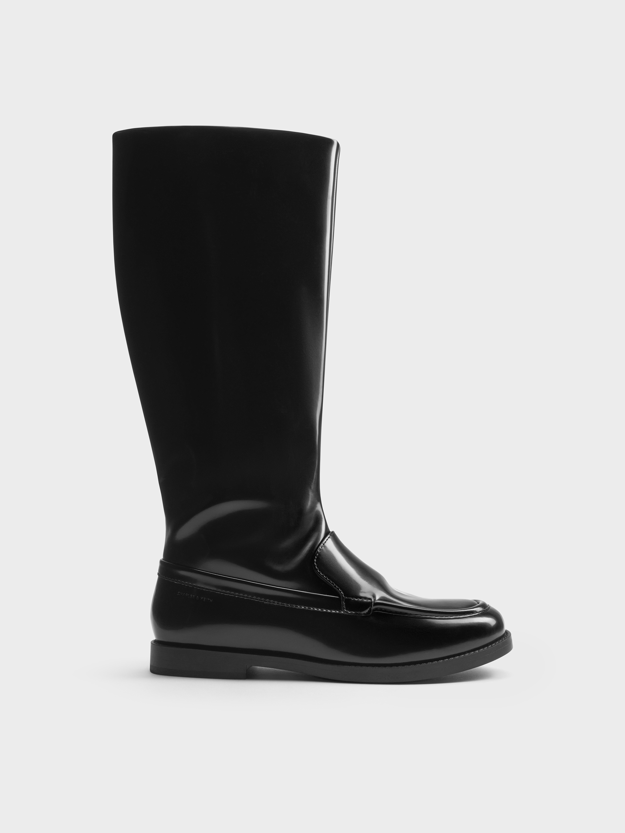 Black Box Jagger Knee-High Loafer-Boots - Black Box - CHARLES