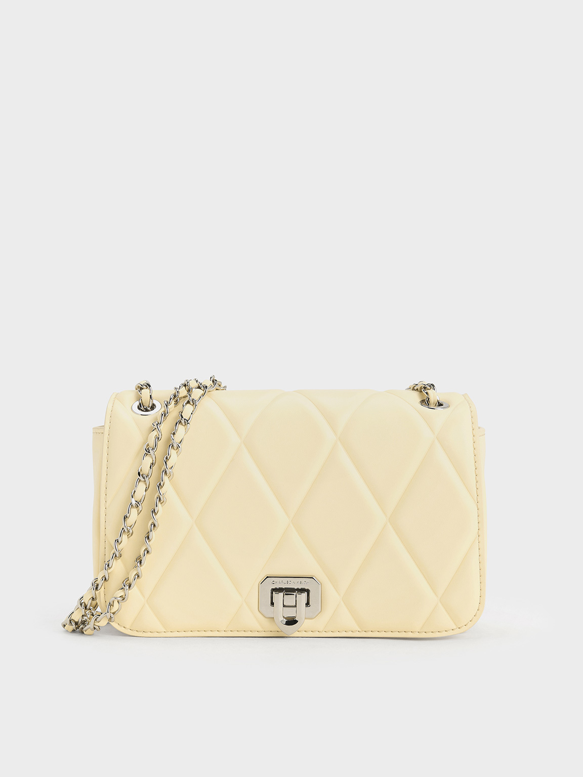 Charles & Keith - Arwen Diamond-Quilt Shoulder Bag