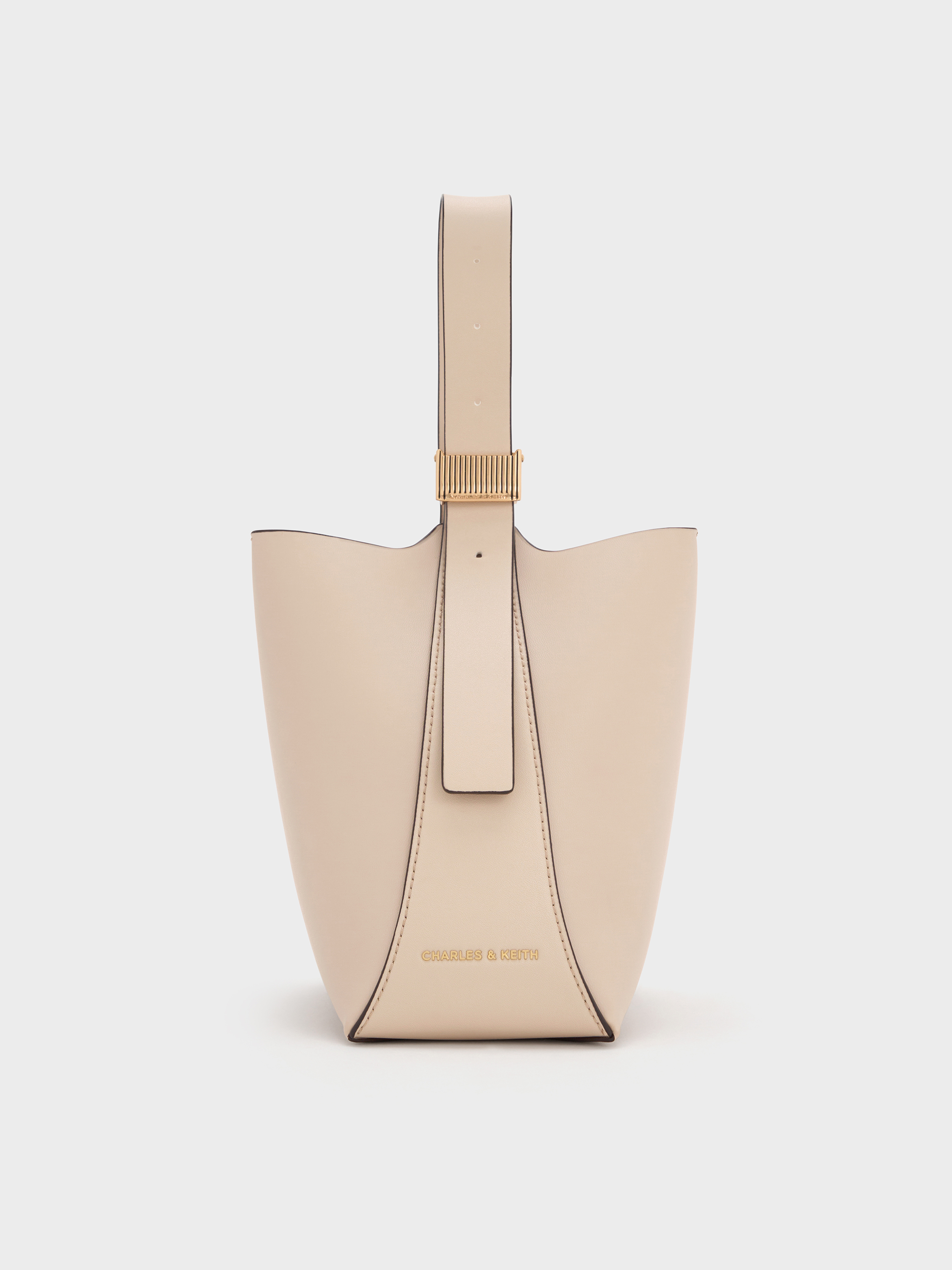 Oat Edna Bucket Bag - Oat - CHARLES & KEITH US