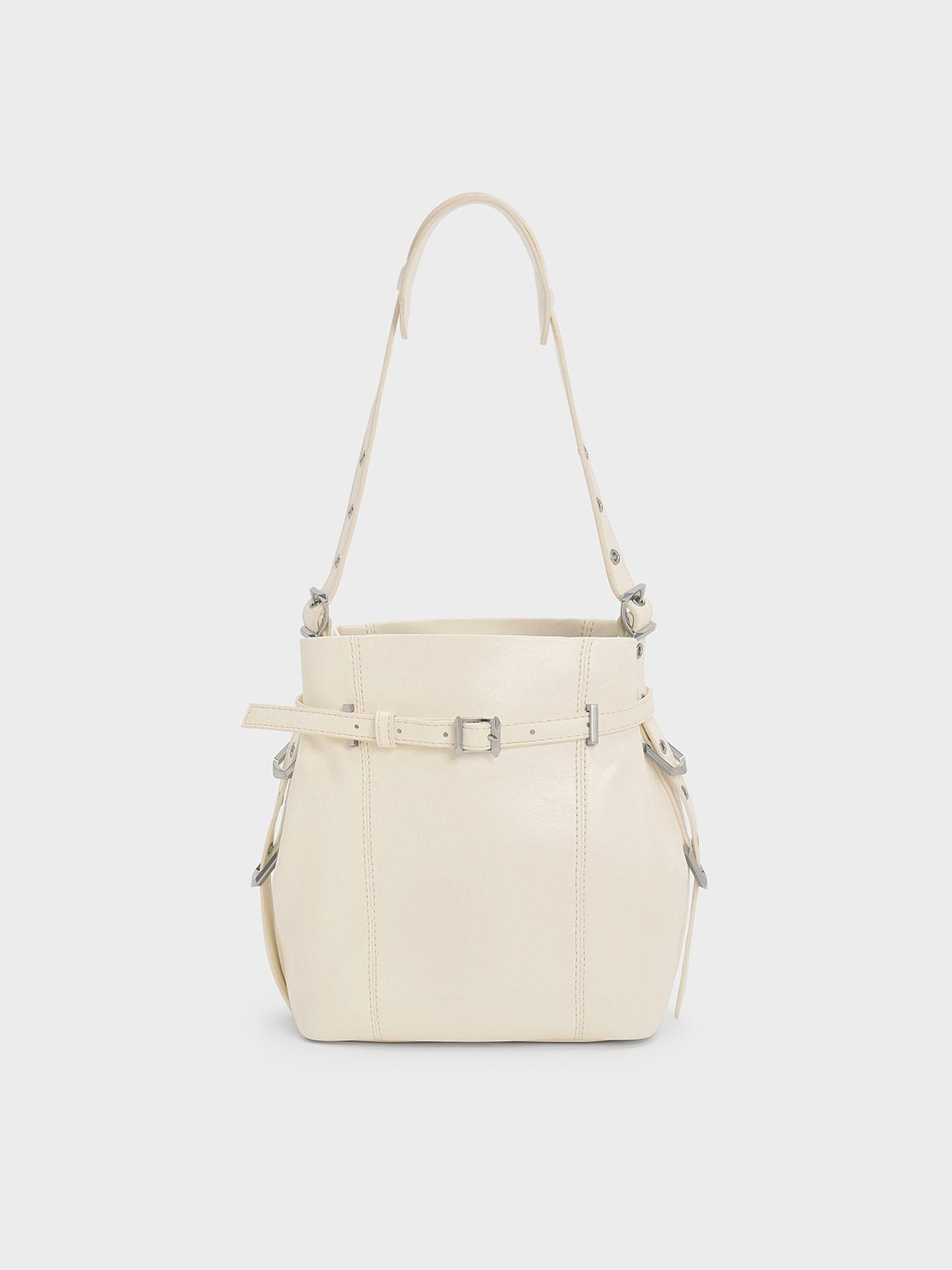 Charles & Keith - Bryna Belted Bucket Bag