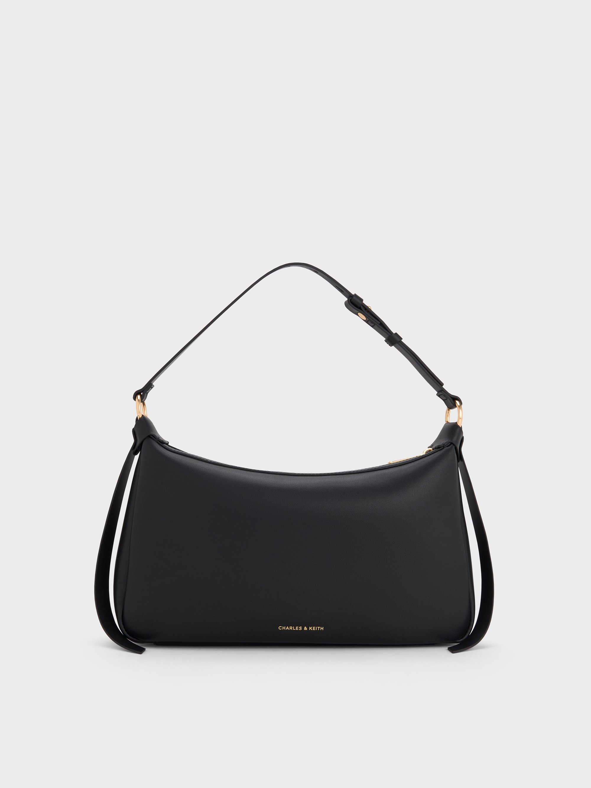Black Calla Shoulder Bag - CHARLES & KEITH PA