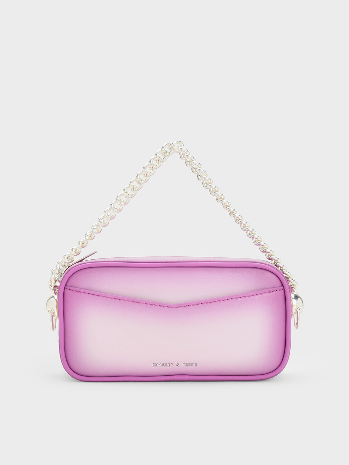 Charles Keith Cayce Ombre Boxy Crossbody Bag In Purple ModeSens