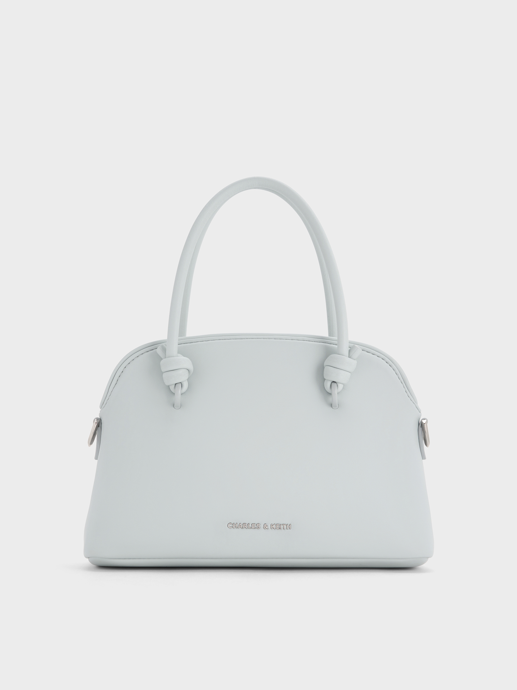 Sea Salt Blue Sammie Knotted-Handle Bowling Bag - CHARLES