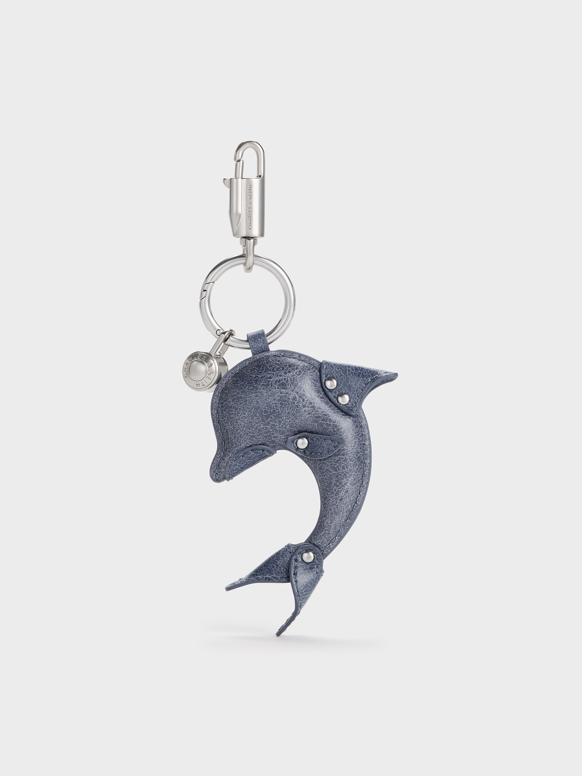 Delfina Dolphin Charm - Allure Blue - CHARLES & KEITH SG