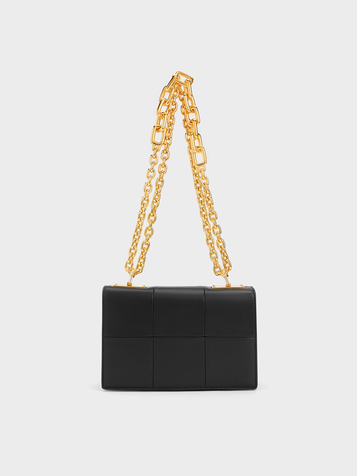 Black Chain Handle Bag CHARLES & KEITH ZA