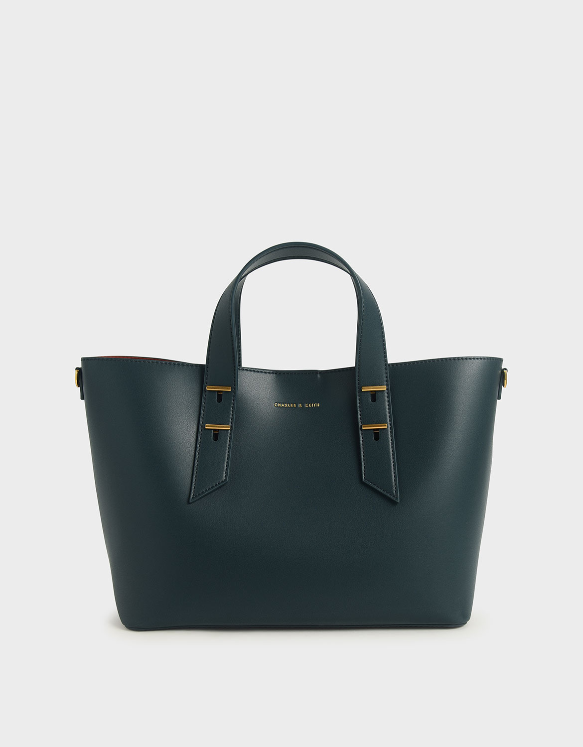 Teal Double Handle Slouchy Bag | CHARLES & KEITH HK