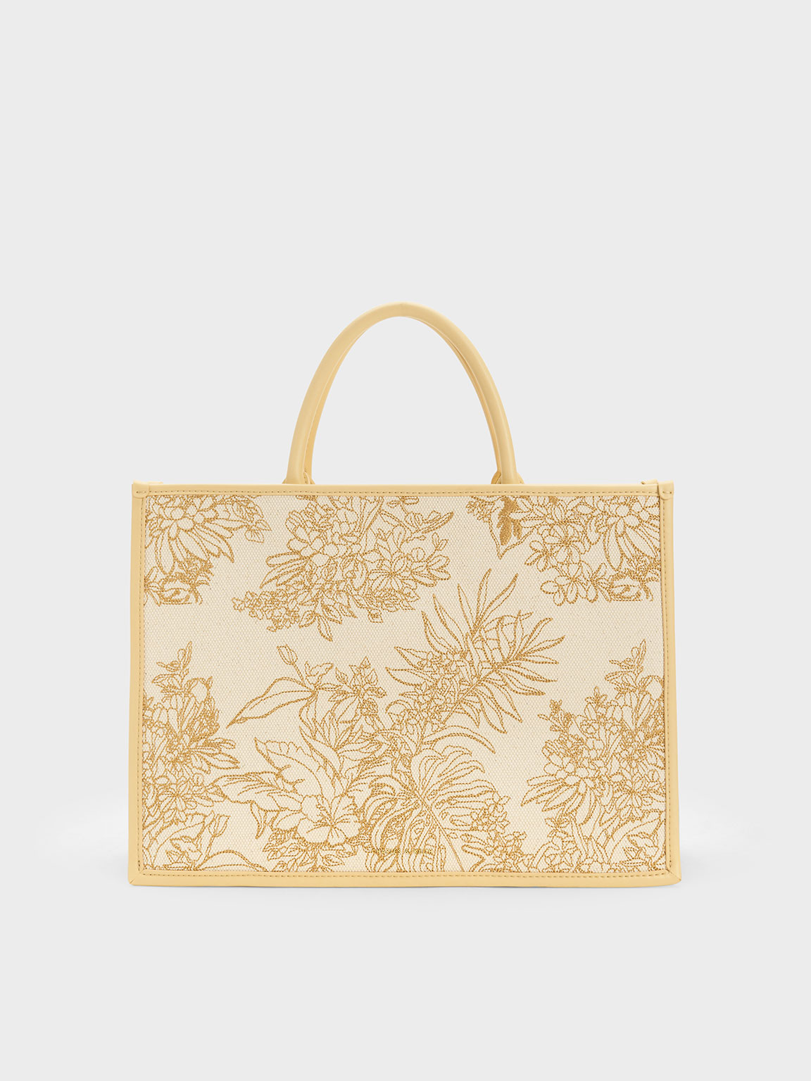 LOUIS VUITTON Flower Monogram Canvas Tote Bag Brown-US