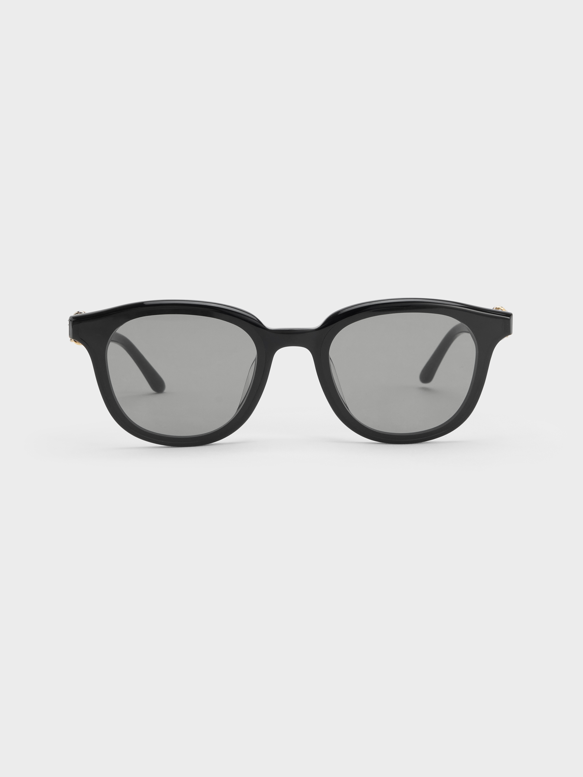 CHARLES & KEITH - Roux Crystal Square Sunglasses